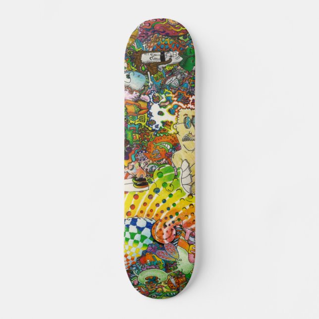 Psychedelic Skateboard Deck (Front)