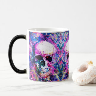 Psychedelic Skull Mug - 11 oz