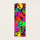 Psychedelic Skulls Bookmark (Back)