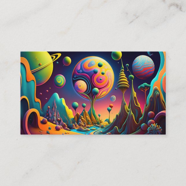 Psychedelic Space banner template (Front)