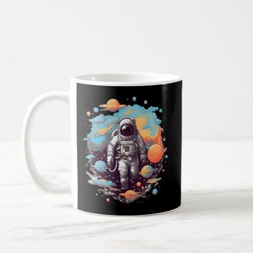 Psychedelic Space Traveler Astronaut Coffee Mug