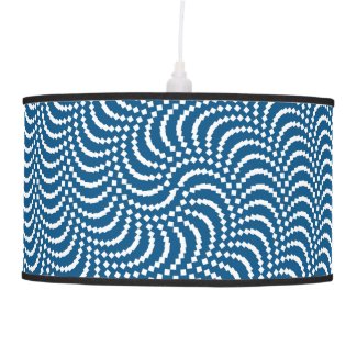 psychedelic spiral ceiling lamp