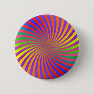 Psychedelic Spiral Design: Button