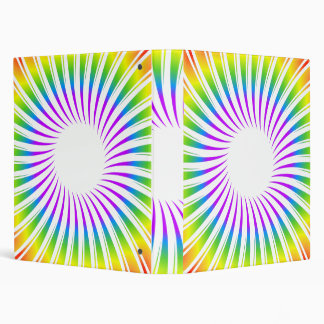 Psychedelic Spiral Design: Custom Binder