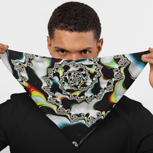 Psychedelic Spiral Fractal Bandana (Creator Uploaded)