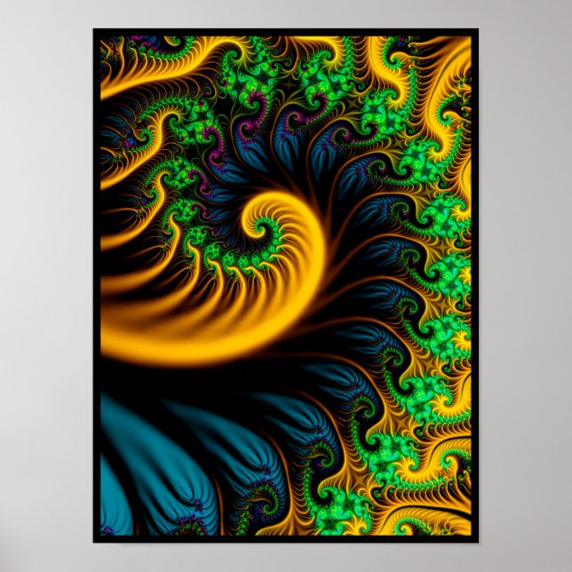 Psychedelic Spiral Poster (Front)