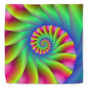 Psychedelic Spiral Steps Bandana