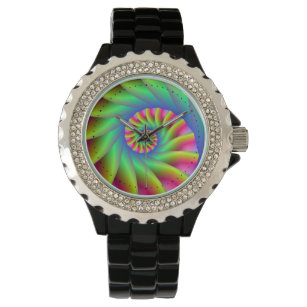 Psychedelic Spiral Steps Watch