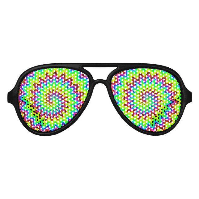Psychedelic Spiral Sunglasses (Front)