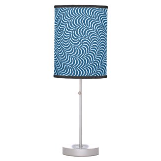 psychedelic spiral table lamp