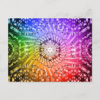 Psychedelic Spiral: Vector Art: Postcard