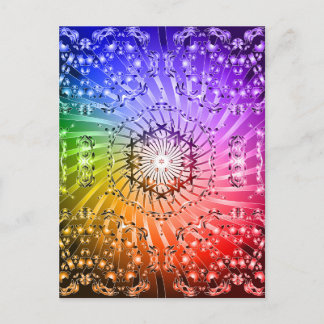 Psychedelic Spiral: Vector Art: Postcard