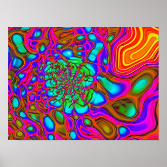 Psychedelic Splash Poster (Front)