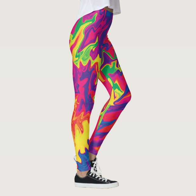 Psychedelic Splashing....... Leggings (Right)
