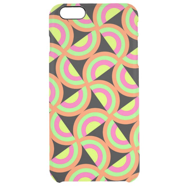 Psychedelic Squares Uncommon iPhone Case (Back)