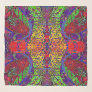 Psychedelic St Pete Chiffon Scarf