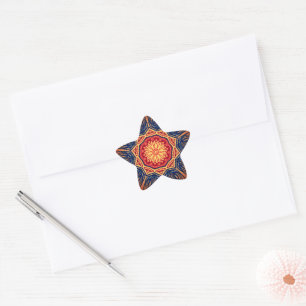 Psychedelic Star Stickers