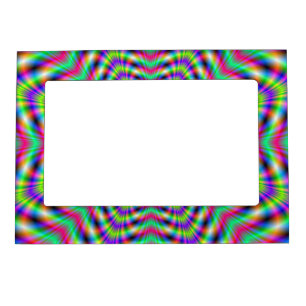 Psychedelic Stars in Stars Magnetic Photo Frame