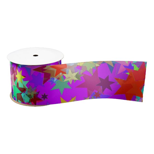 psychedelic stars ribbon (Spool)