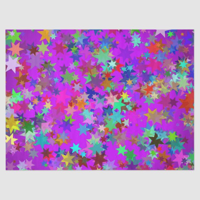 psychedelic stars tissue paper (Front)