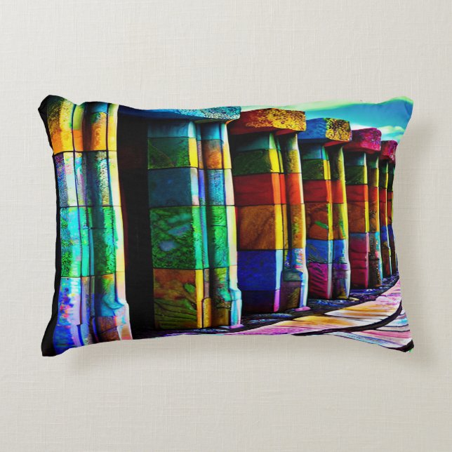 Psychedelic Stones Accent Pillow (Front)