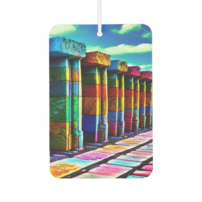 Psychedelic Stones Air Freshener (Front)