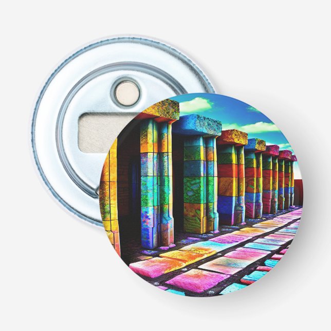 Psychedelic Stones Bottle Opener (Front)