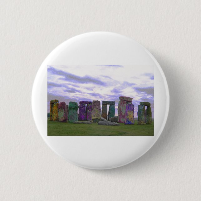 Psychedelic Stones Button (Front)