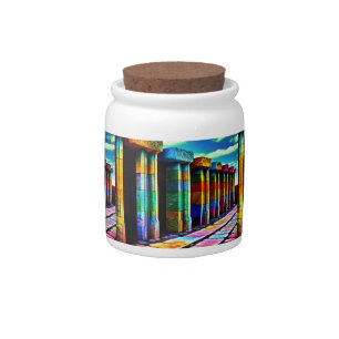 Psychedelic Stones Candy Jar