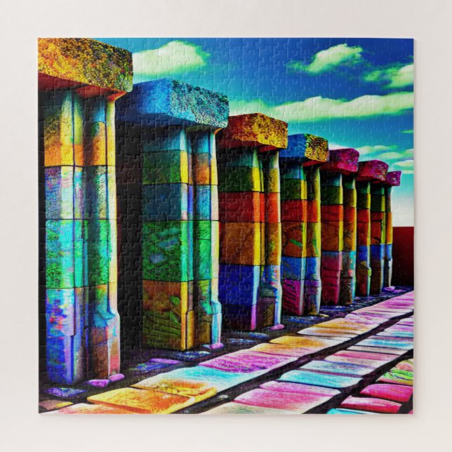 Psychedelic Stones Jigsaw Puzzle (Vertical)