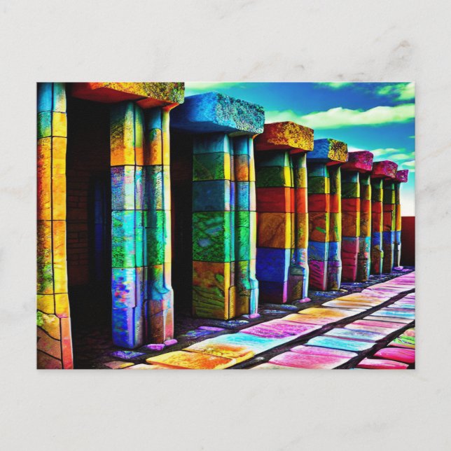 Psychedelic Stones Postcard (Front)