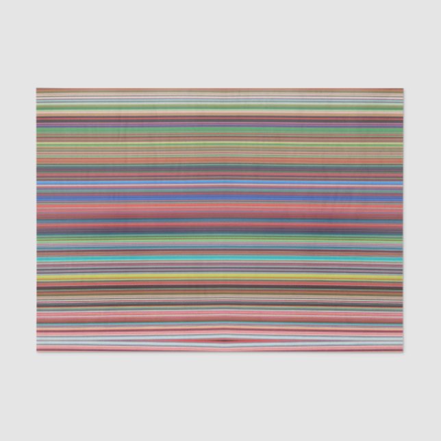 PSYCHEDELIC STRIPES Tissue Paper (Front)