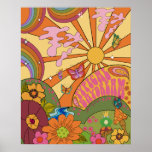 Psychedelic Style Groovy Poster