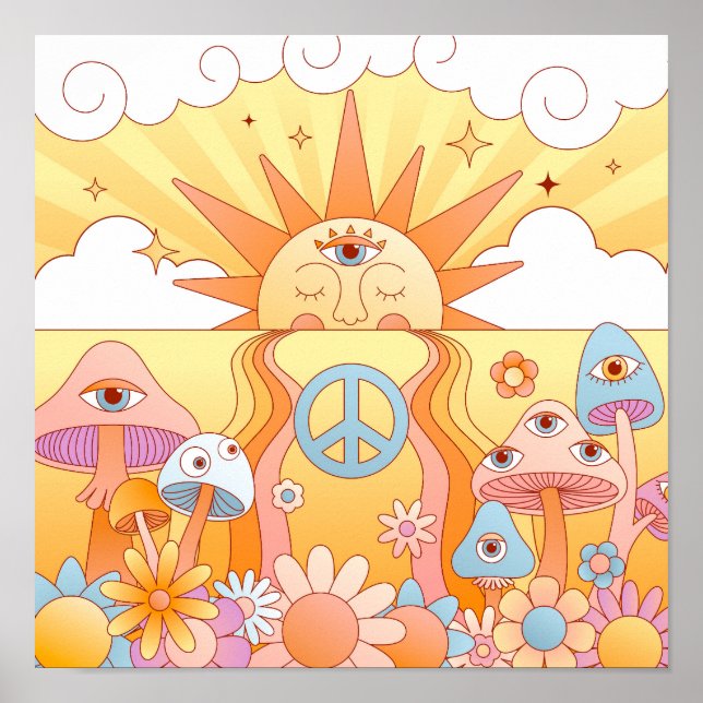 Psychedelic Summer Dream Poster (Front)