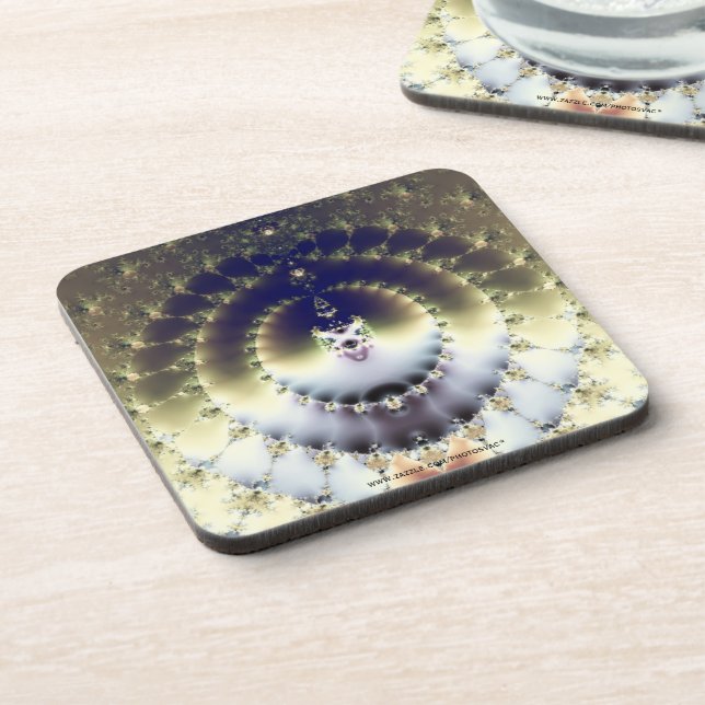 Psychedelic Sun Beverage Coaster (Left Side)