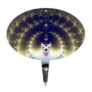 Psychedelic Sun Cake Topper