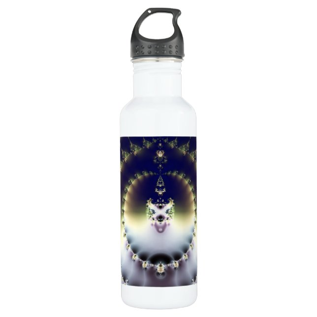 Psychedelic Sun Stainless Steel Water Bottle (Front)