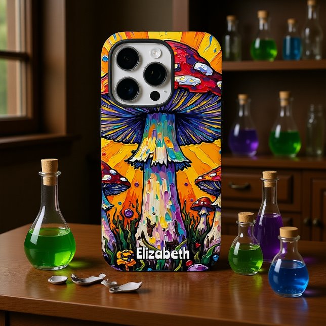 Psychedelic Sunburst Fungus Case-Mate iPhone Case (Creator Uploaded)