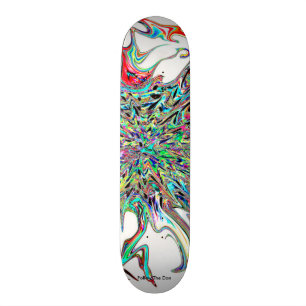 Psychedelic Supernova from Outer Space Skateboard Deck