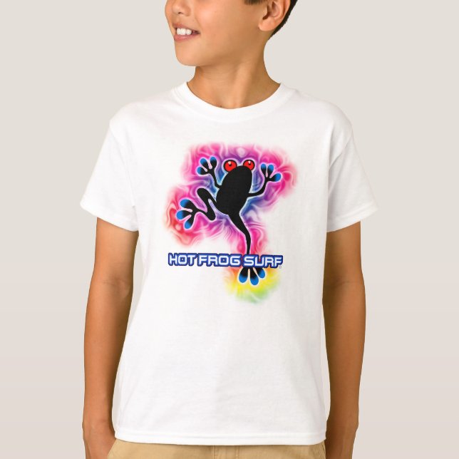 Psychedelic Surf Frog tank top T (Front)