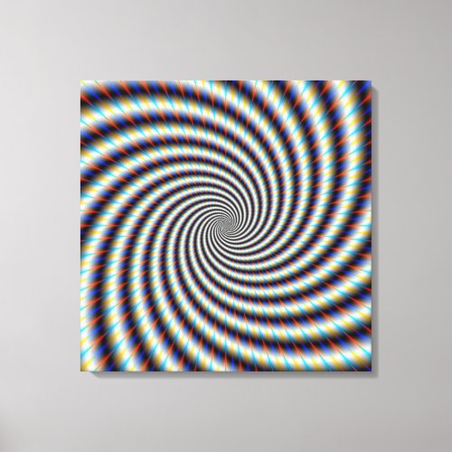 Psychedelic Swirl Canvas Print