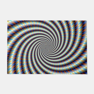 Psychedelic Swirl Doormat