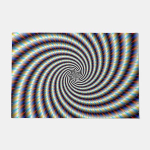 Psychedelic Swirl Doormat