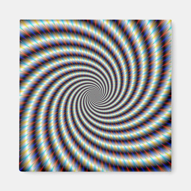 Psychedelic Swirl Magnet (Front)