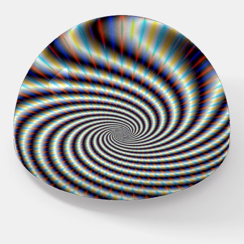 Psychedelic Swirl Paperweight