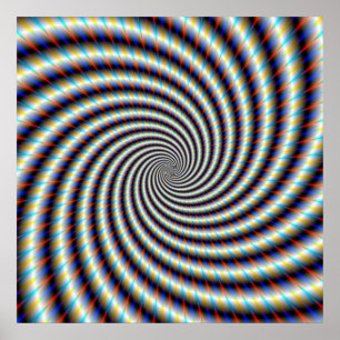 Psychedelic Swirl Poster