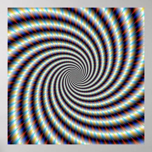 Psychedelic Swirl Poster