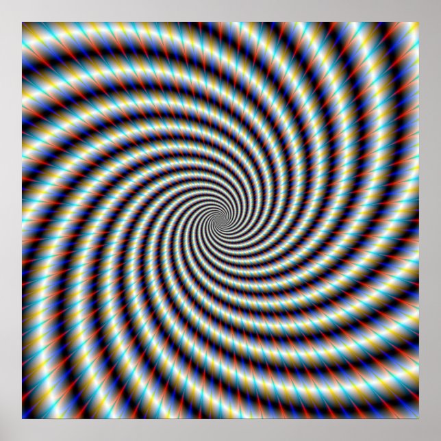 Psychedelic Swirl Poster (Front)