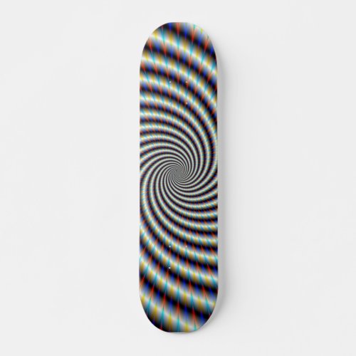 Psychedelic Swirl Skateboard