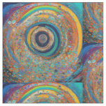 Psychedelic swirling patterns fabric